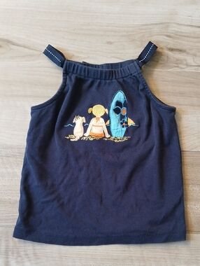 Gymboree Tropical Bloom Surfer Friends Tank Top Size 4T FLAW(K)